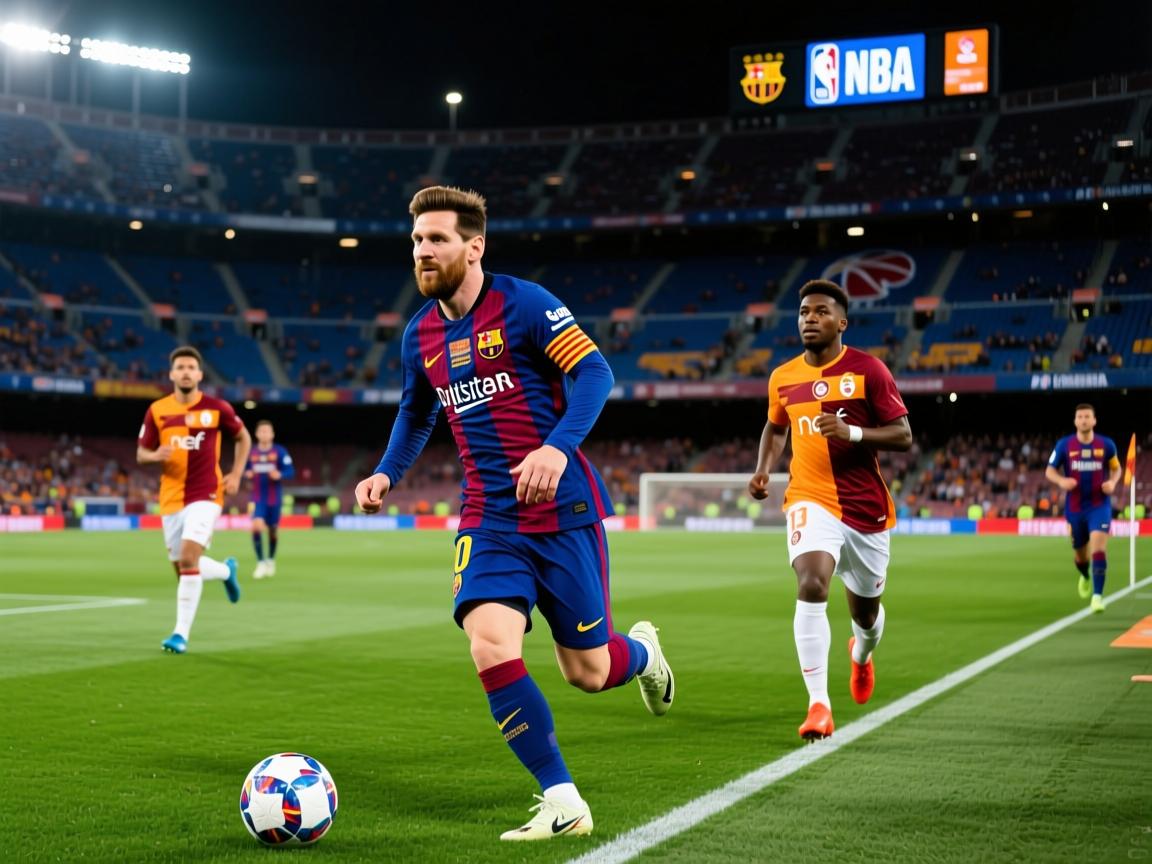 梅西体育风云再起，巴萨狂胜土超球队