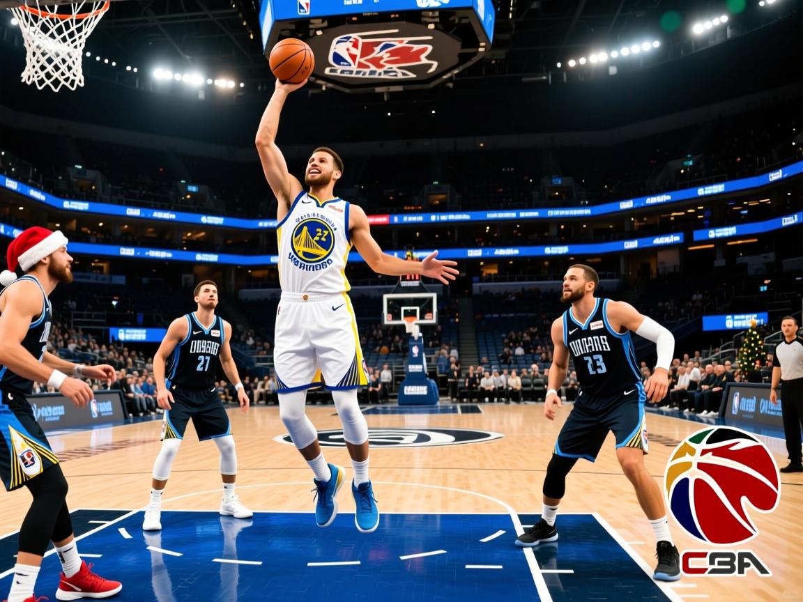 圣诞大战-库里23分弗拉格27+6勇士胜独行侠  第2张